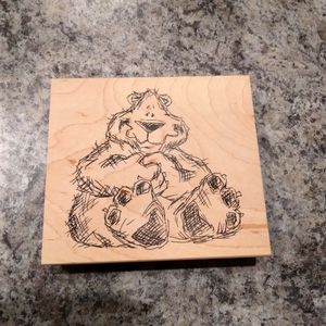 Bear Rubber Stamp